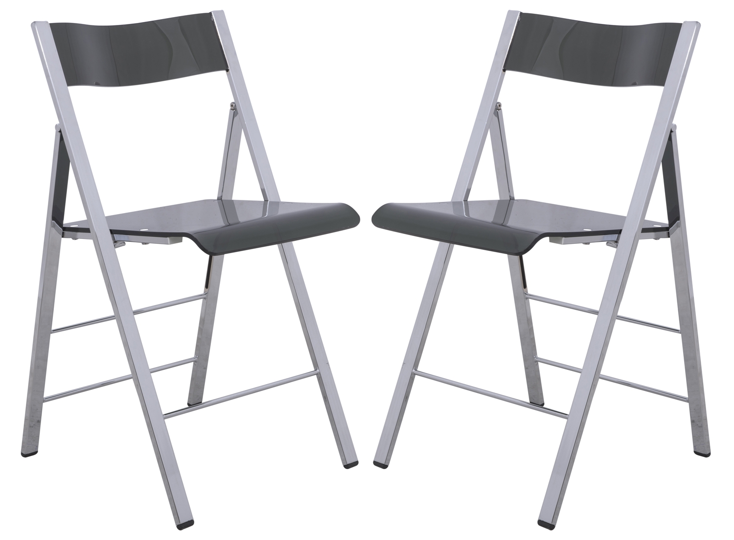 Menno Acrylic Folding Chair (Set of 2)
