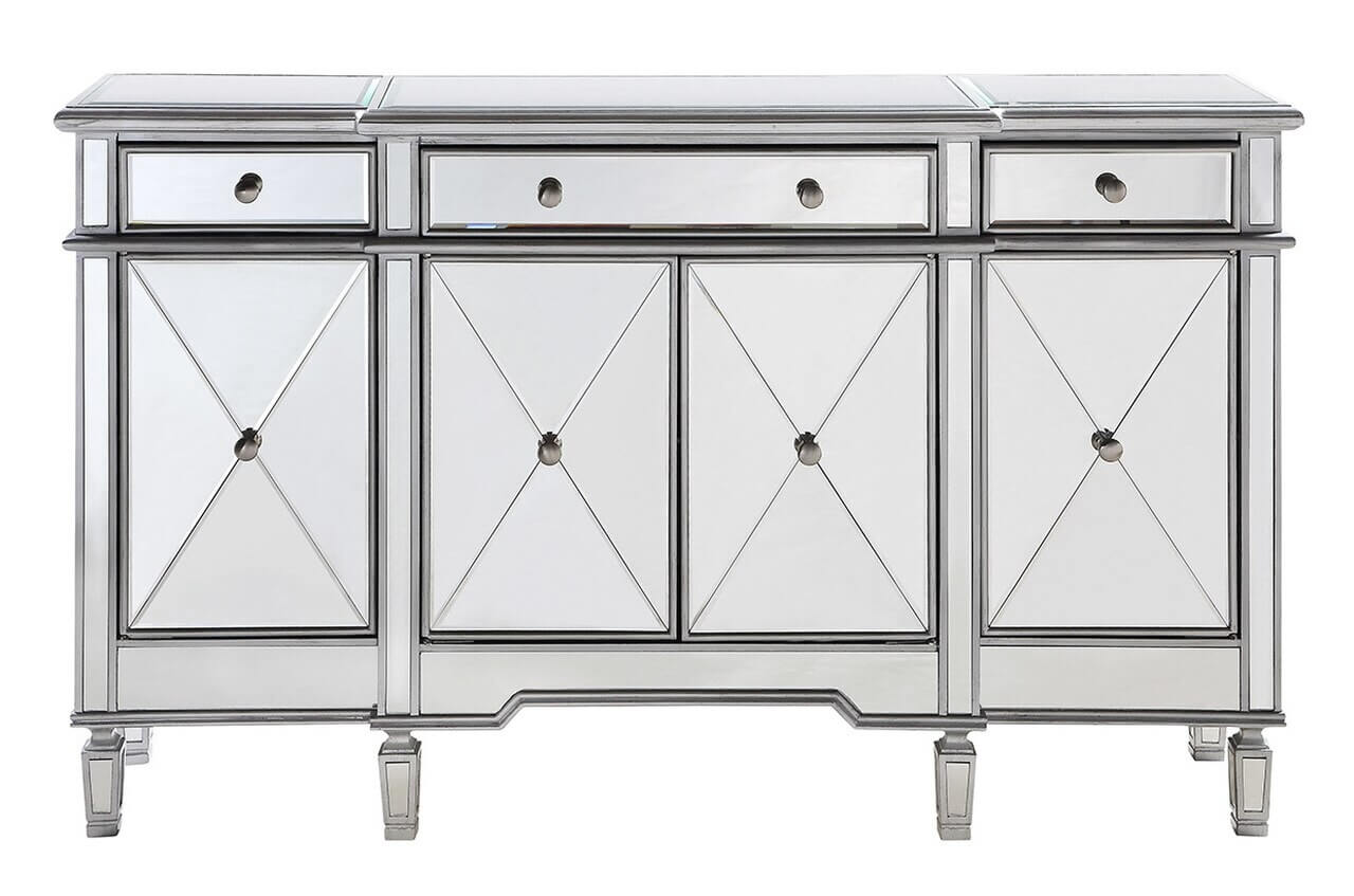Contempo 3 Drawer 4 Door Cabinet, Composition 1 - Thumbnail 2