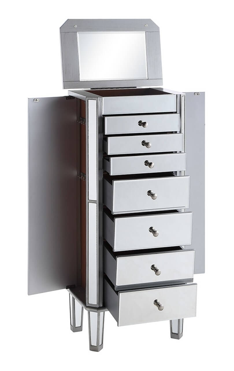Contempo 7 Drawer Jewelry Armoire