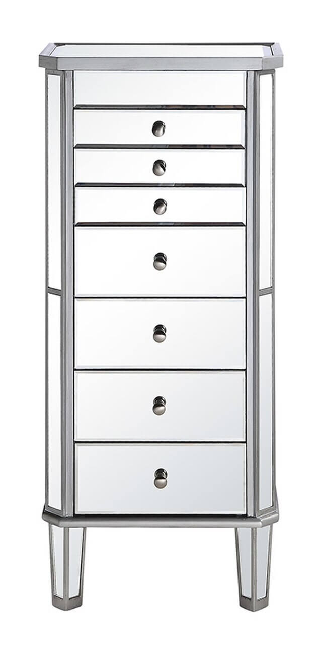 Contempo 7 Drawer Jewelry Armoire