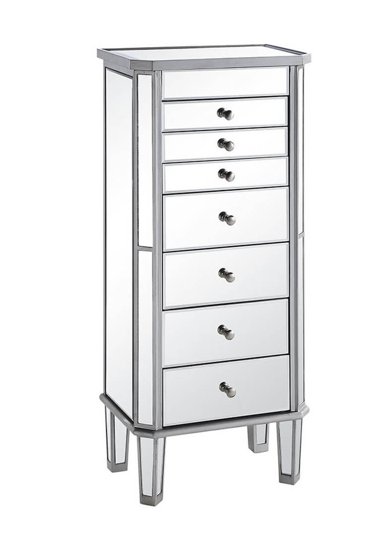 Contempo 7 Drawer Jewelry Armoire