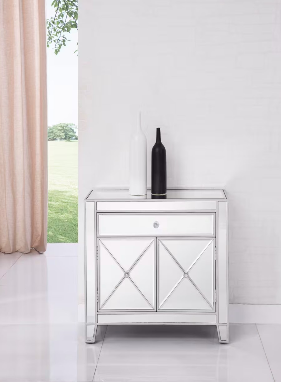 Contempo 1 Drawer 2 Doors Cabinet