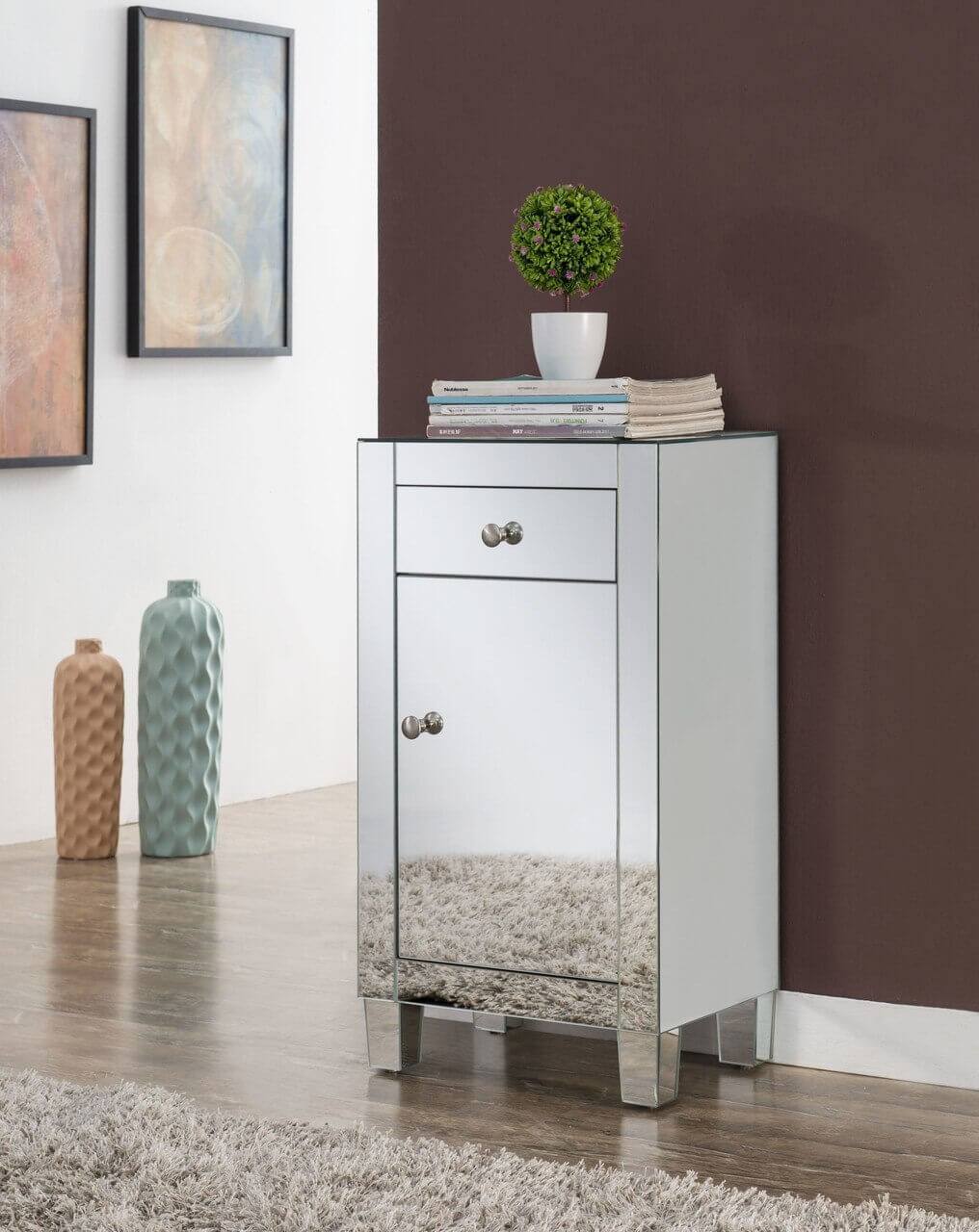 Contempo 1 Drawer 1 Door Cabinet