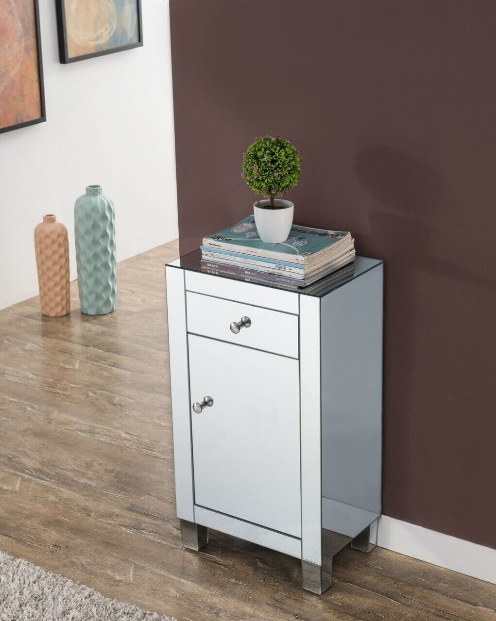 Contempo 1 Drawer 1 Door Cabinet