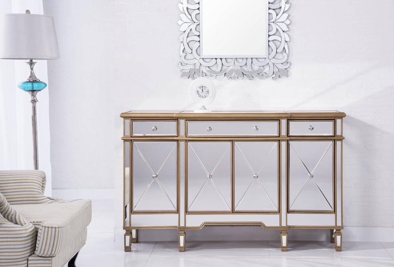 Contempo 3 Drawer 4 Door Cabinet, Composition 1