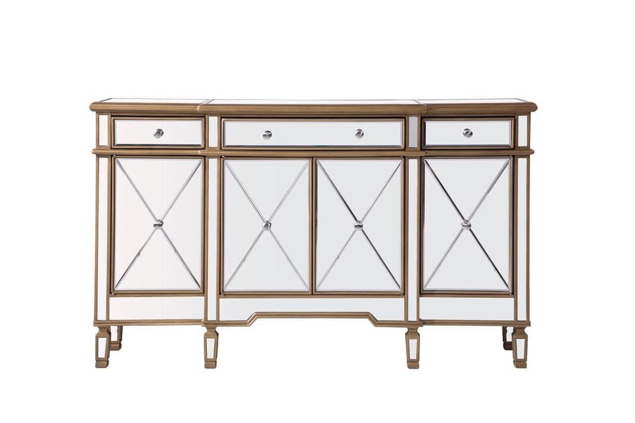 Contempo 3 Drawer 4 Door Cabinet, Composition 1