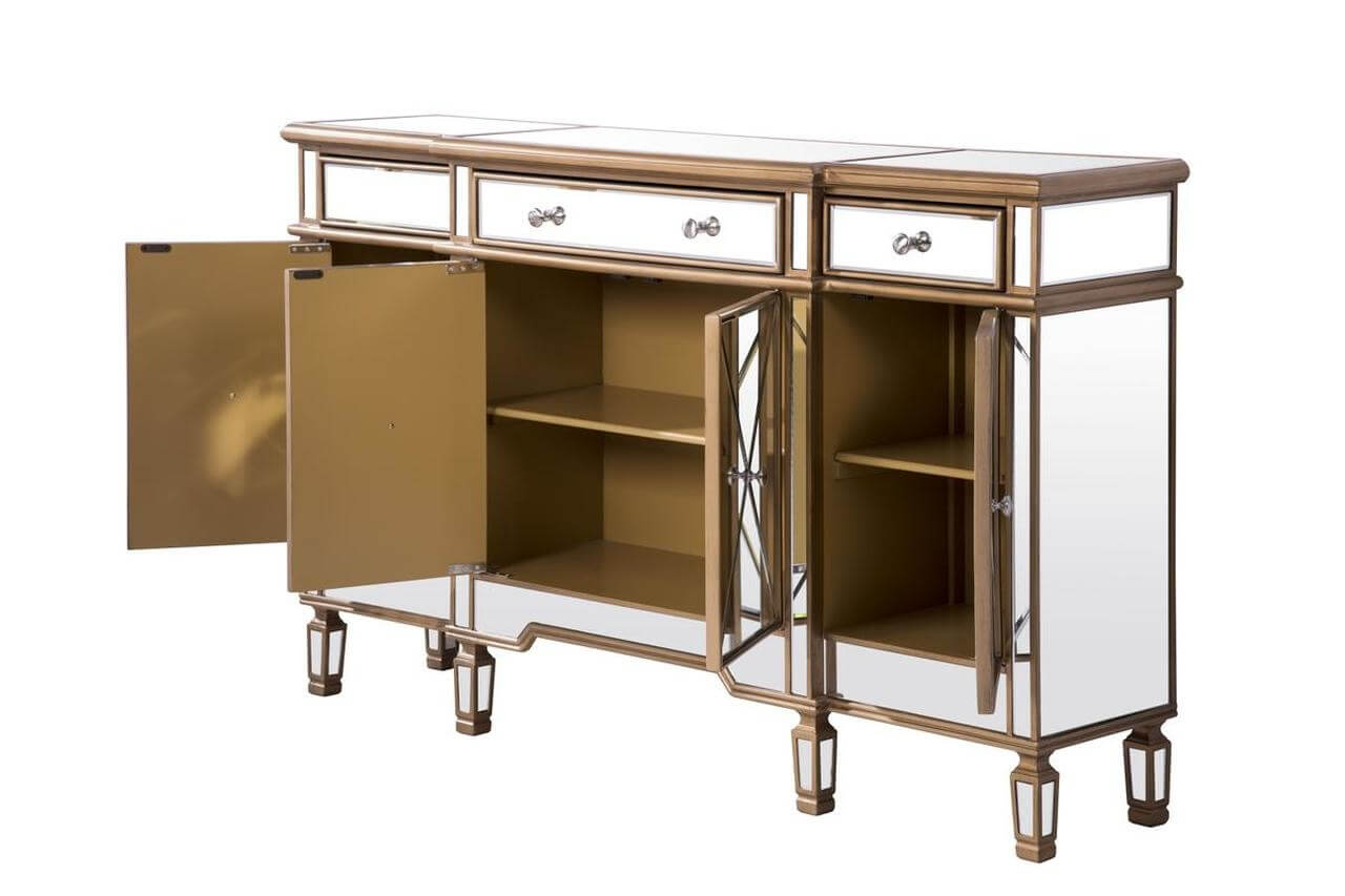 Contempo 3 Drawer 4 Door Cabinet, Composition 1