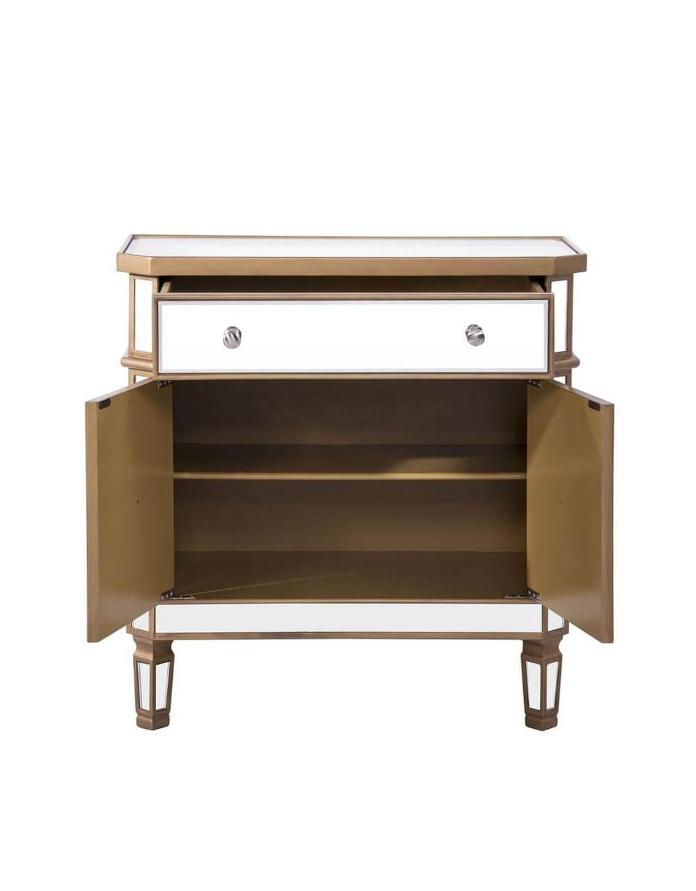 Contempo 1 Drawer 2 Door Cabinet