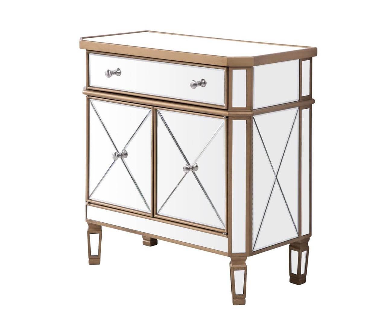 Contempo 1 Drawer 2 Door Cabinet