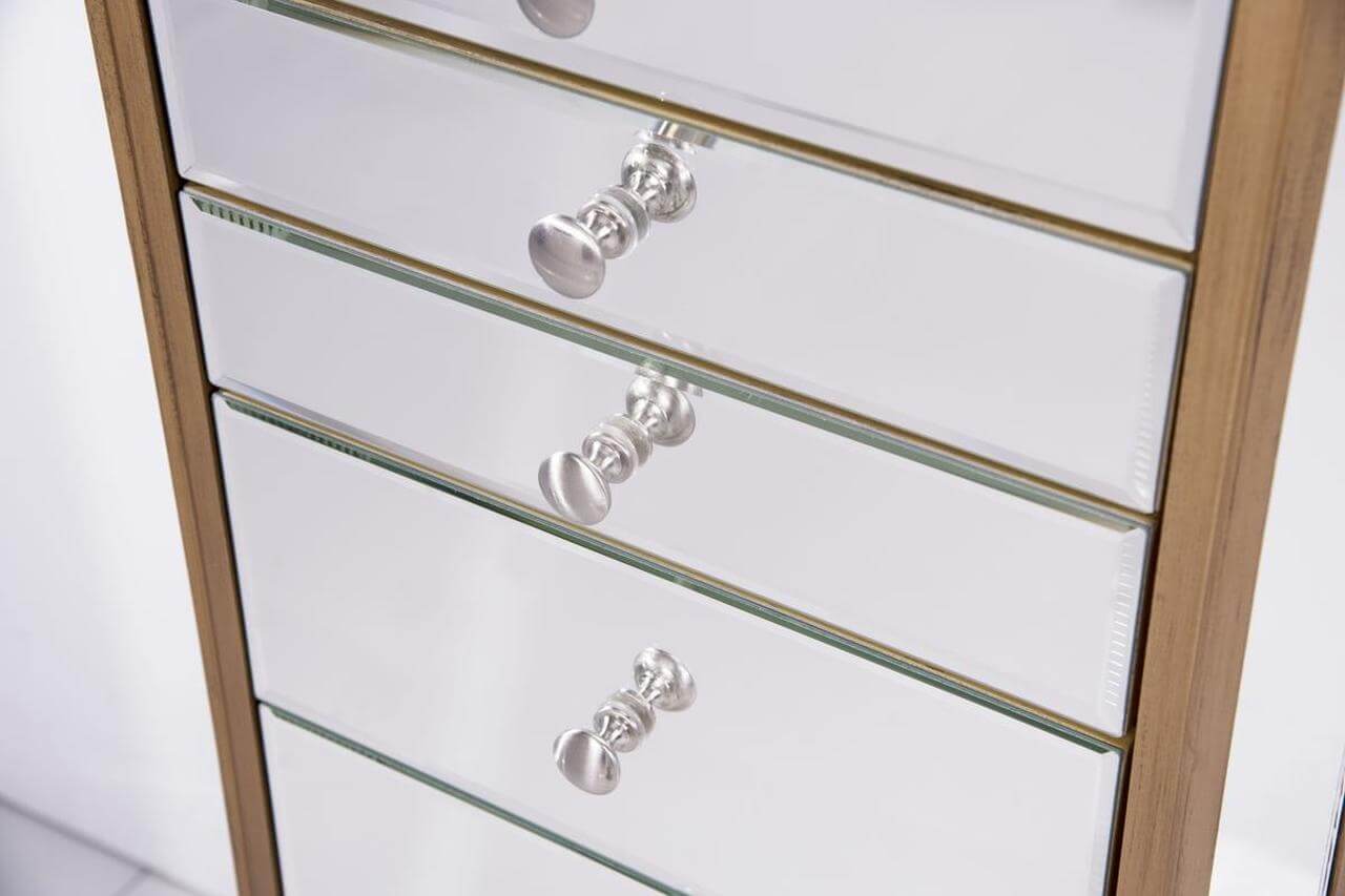 Contempo 7 Drawer Jewelry Armoire