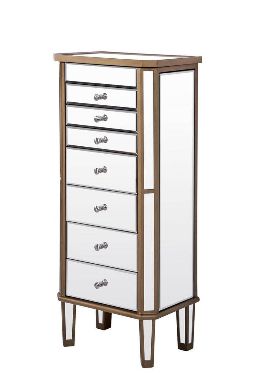 Contempo 7 Drawer Jewelry Armoire