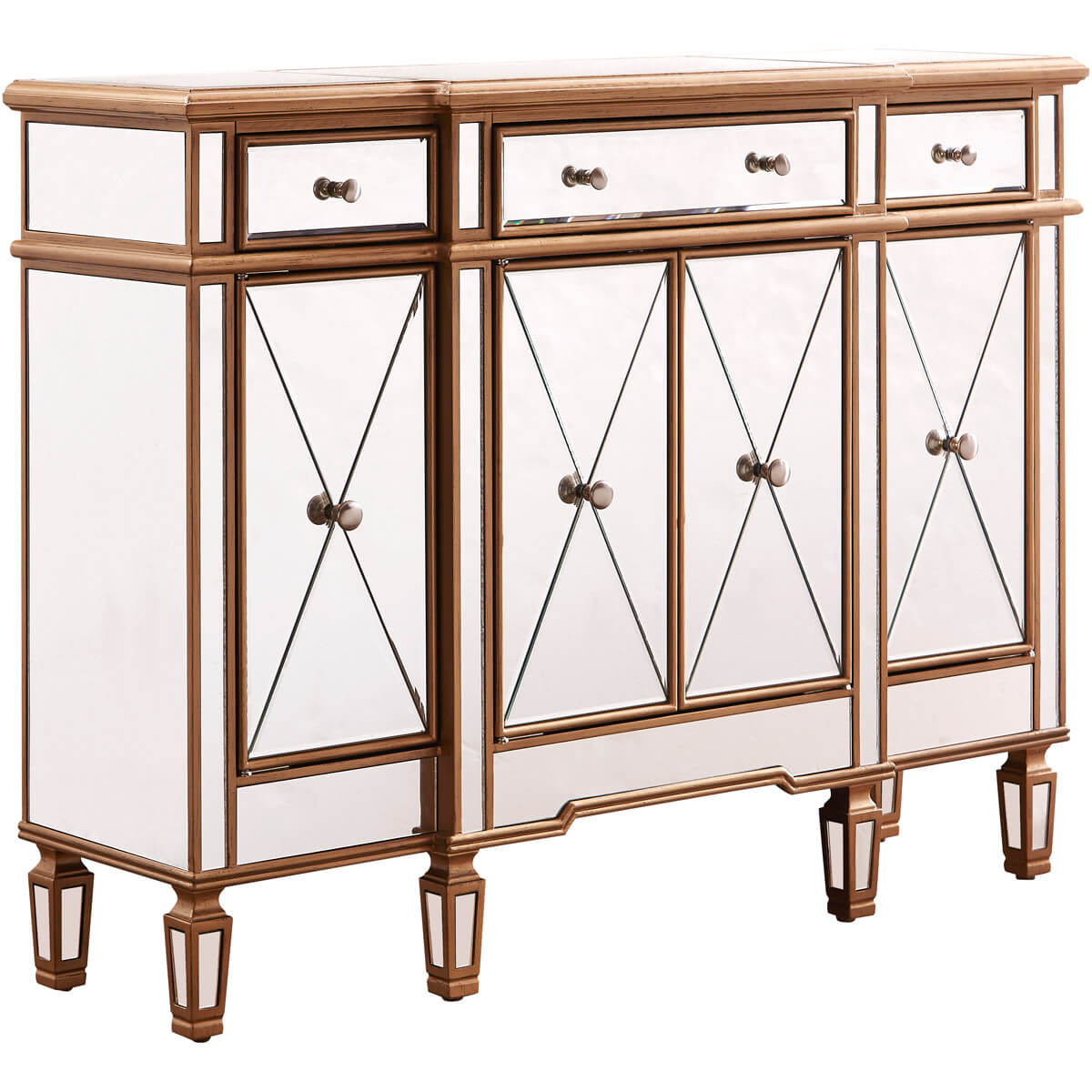 Contempo 3 Drawer 4 Door Cabinet, Composition 2