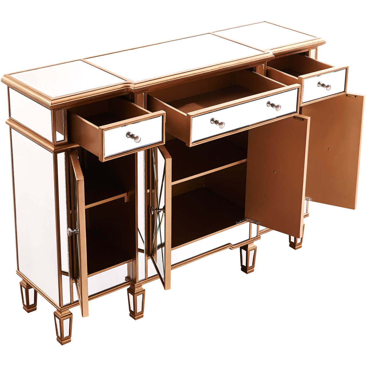 Contempo 3 Drawer 4 Door Cabinet, Composition 2