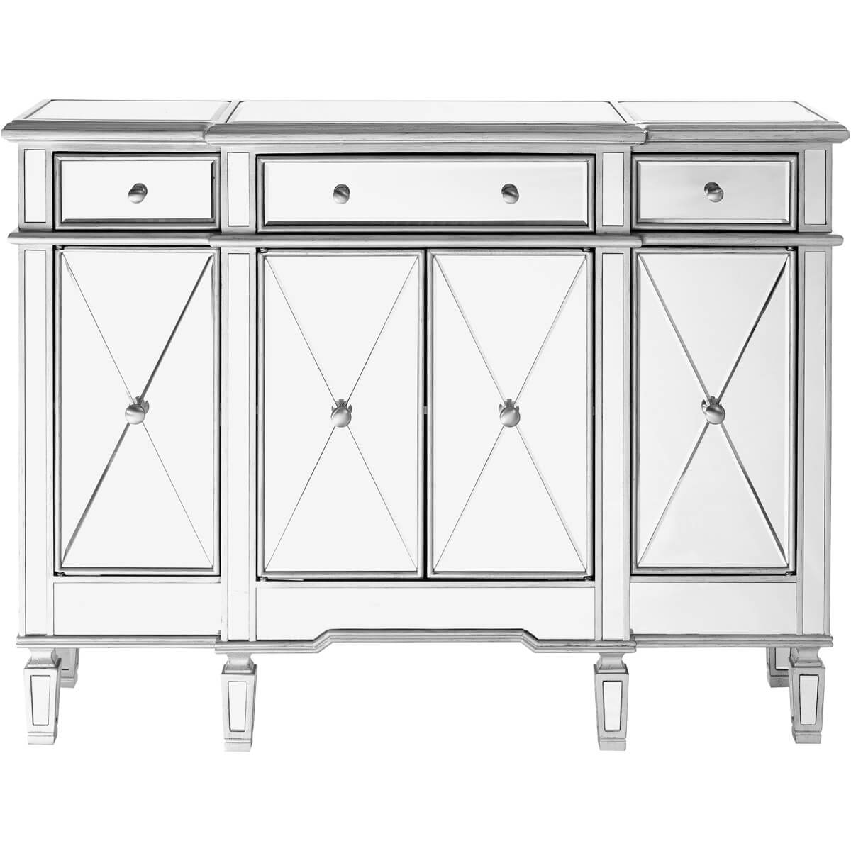 Contempo 3 Drawer 4 Door Cabinet, Composition 1 - Thumbnail 3