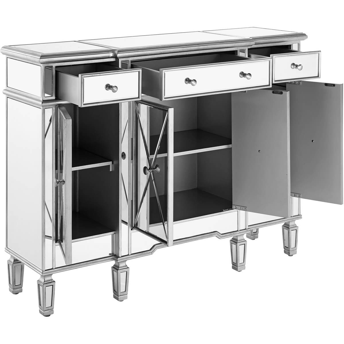 Contempo 3 Drawer 4 Door Cabinet, Composition 2