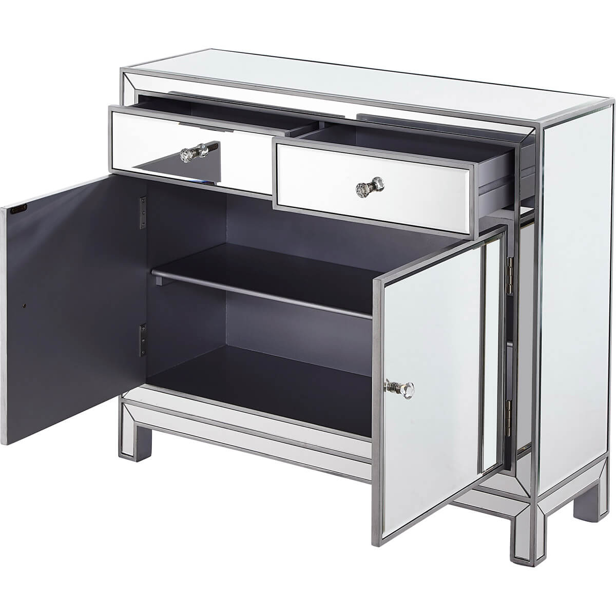 Reflexion 2 Drawers 2 Doors Nightstand