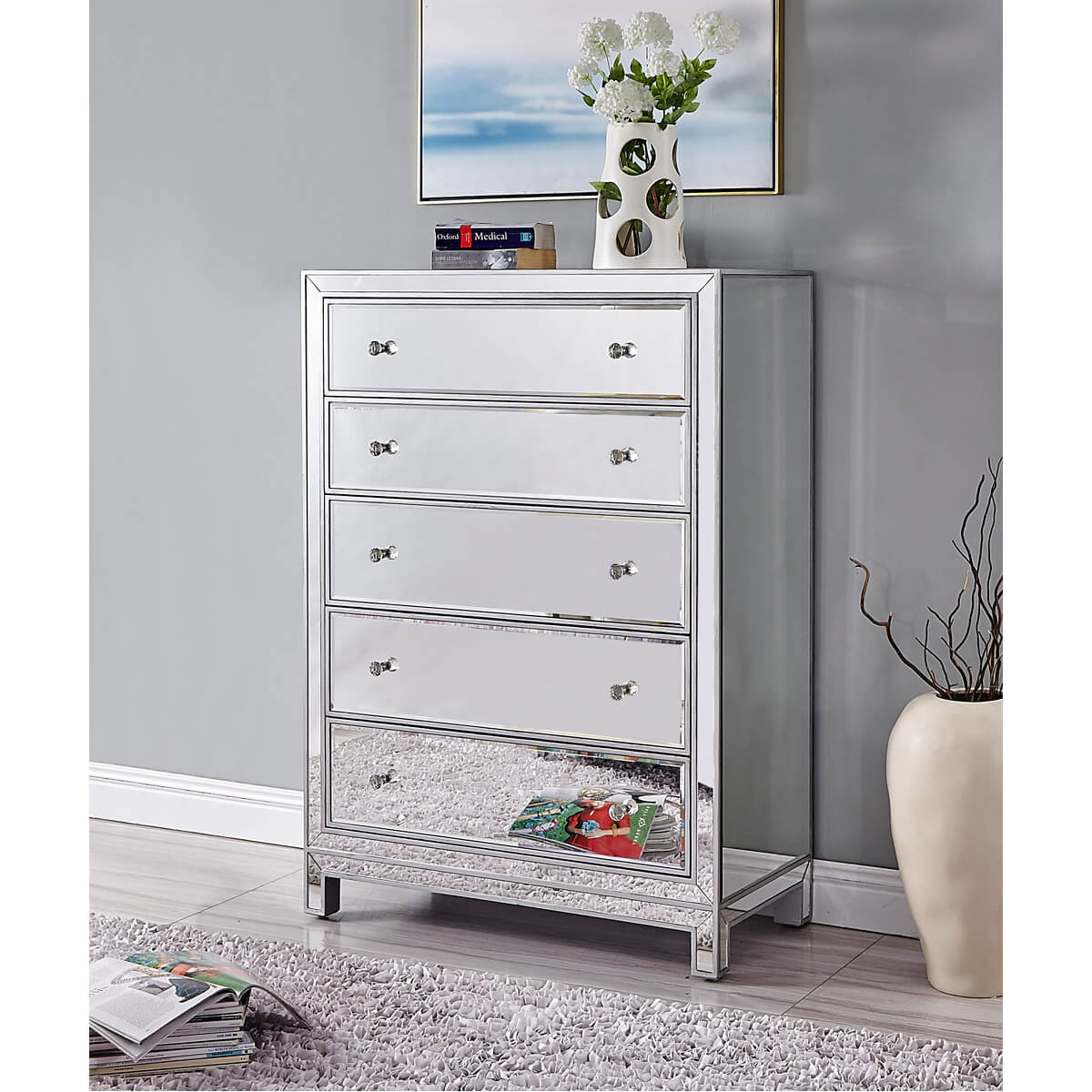 Reflexion 5 Drawers Chest