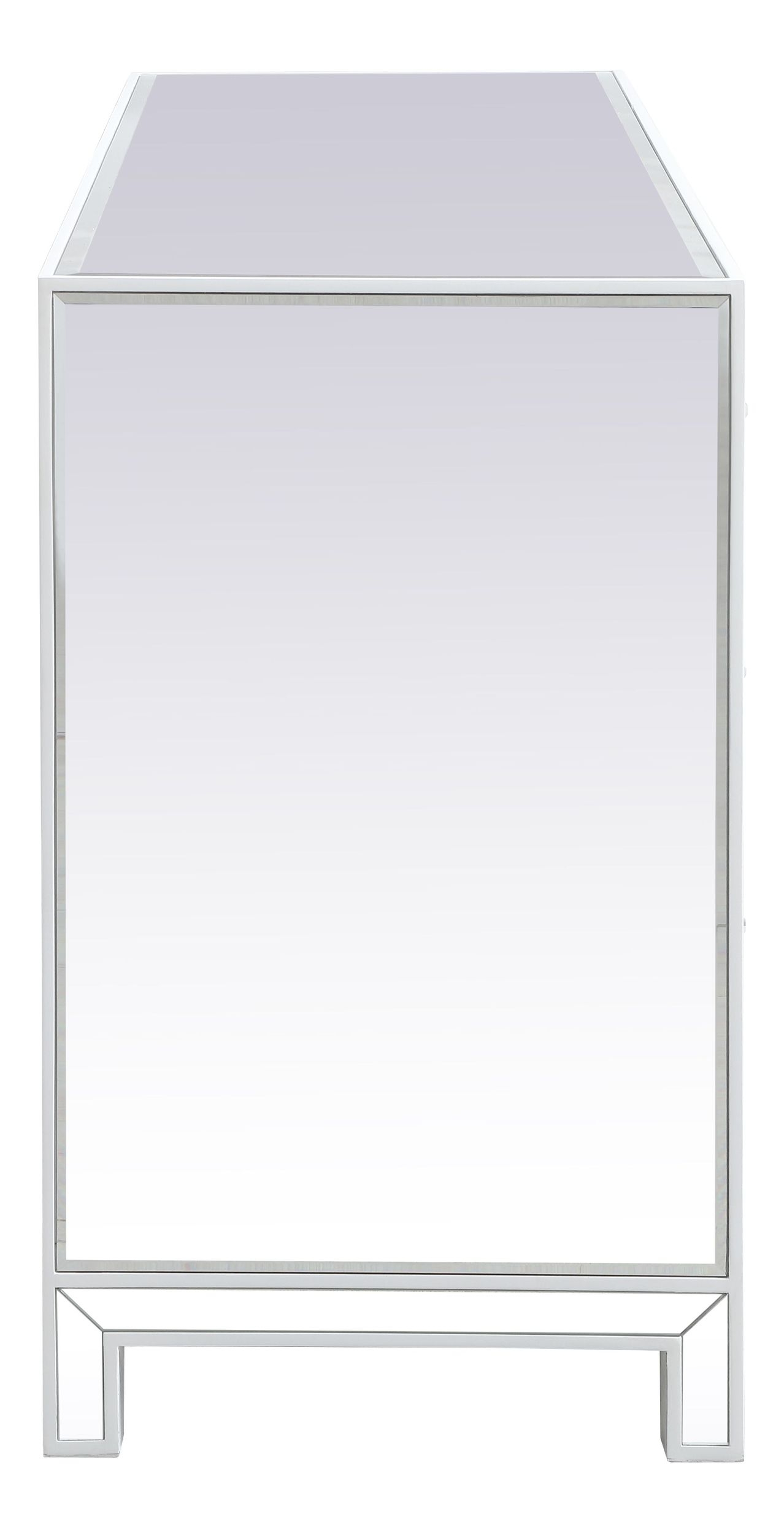 Reflexion 60" Mirrored 6-Drawer Cabinet