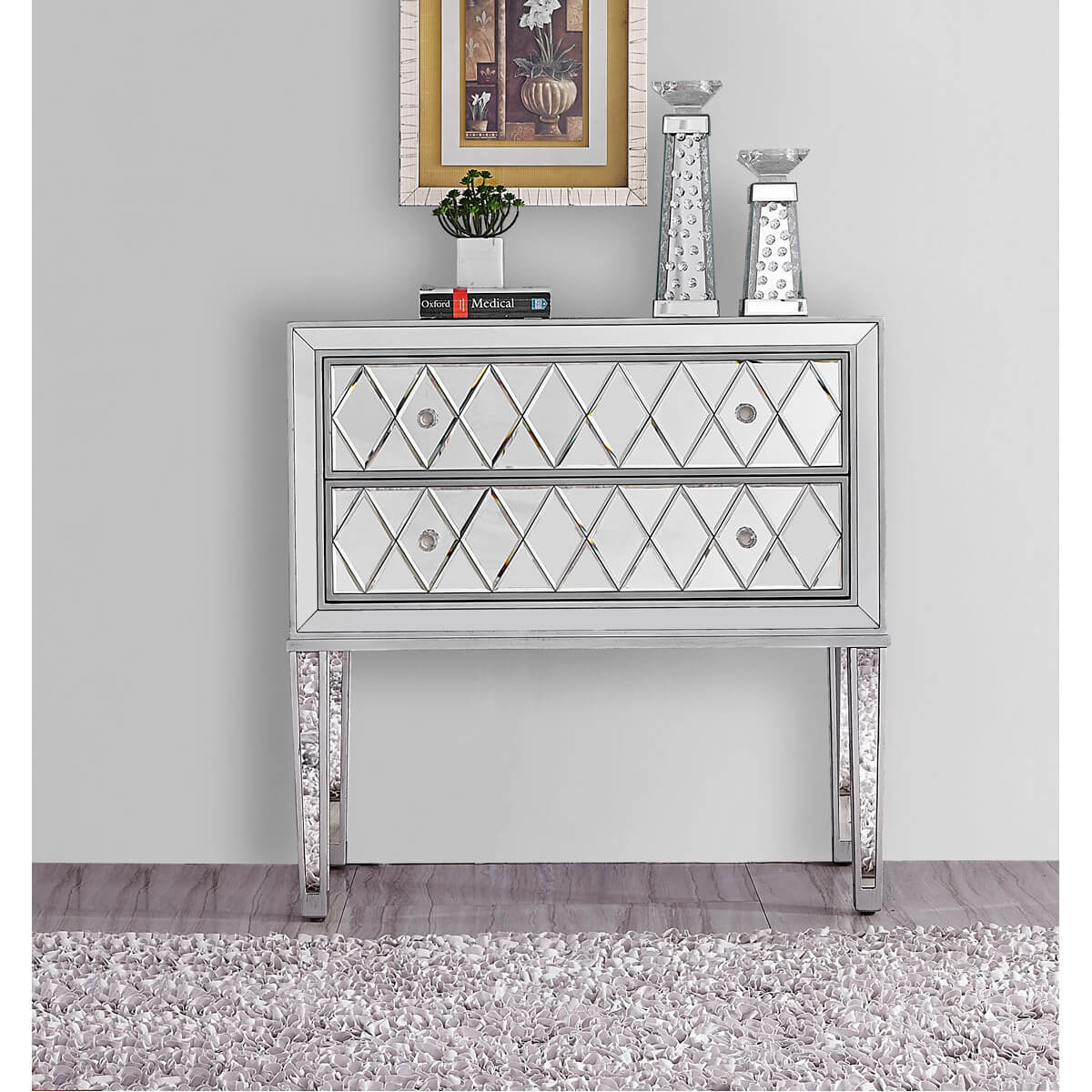 Reflexion 2 Drawers Nightstand