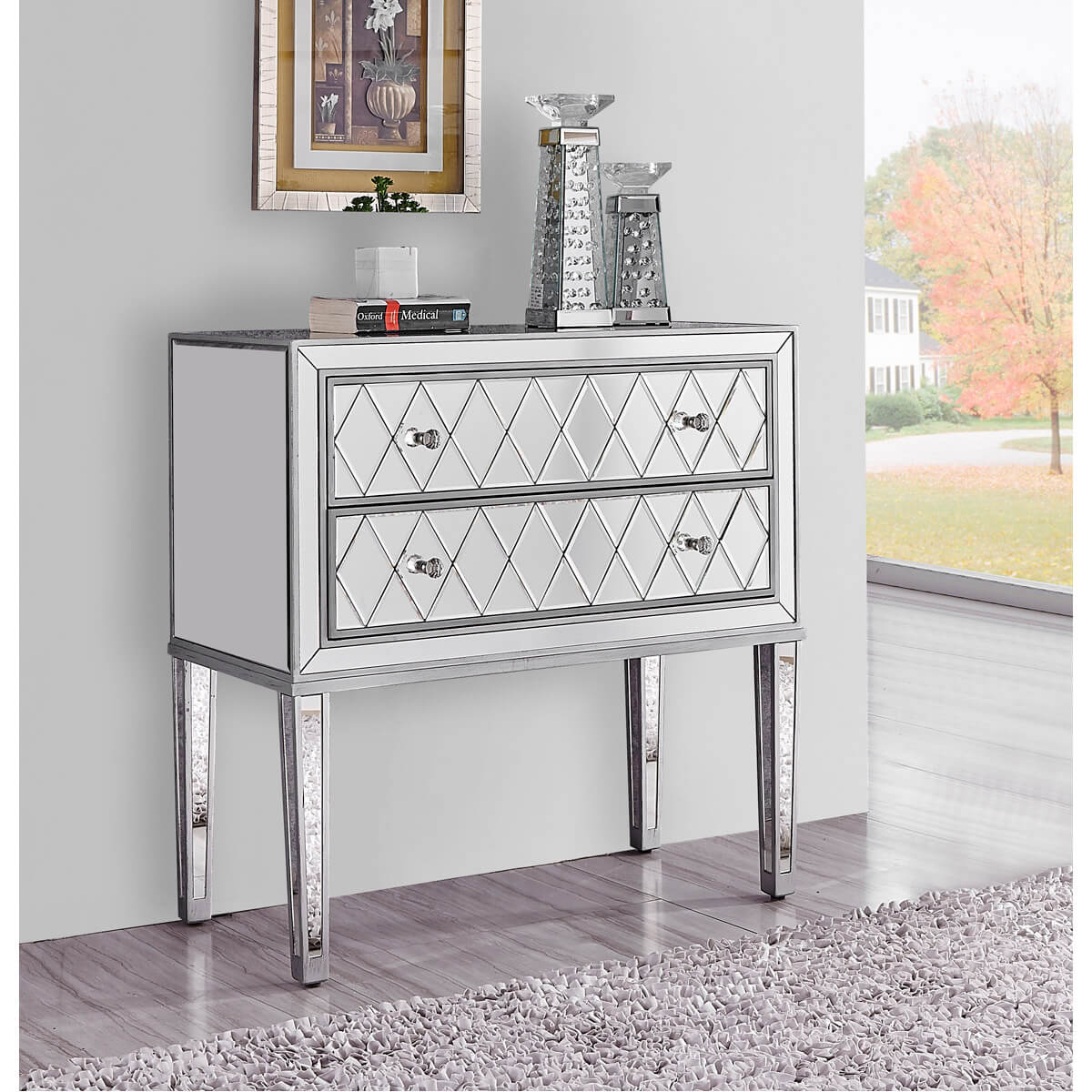 Reflexion 2 Drawers Nightstand
