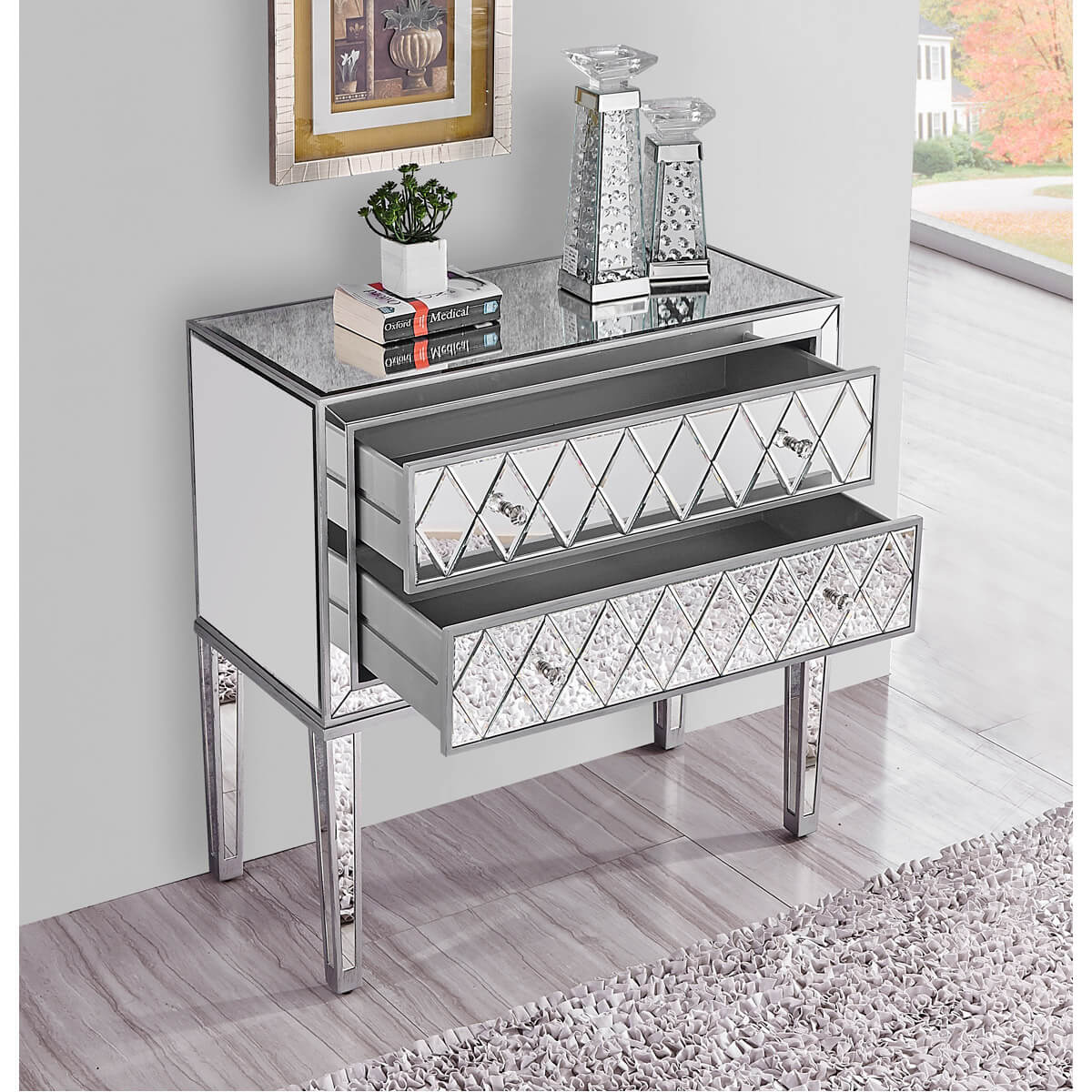 Reflexion 2 Drawers Nightstand