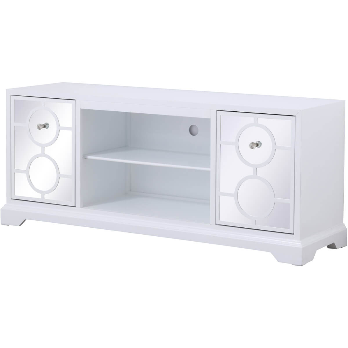 Modern 60" Mirrored TV Stand