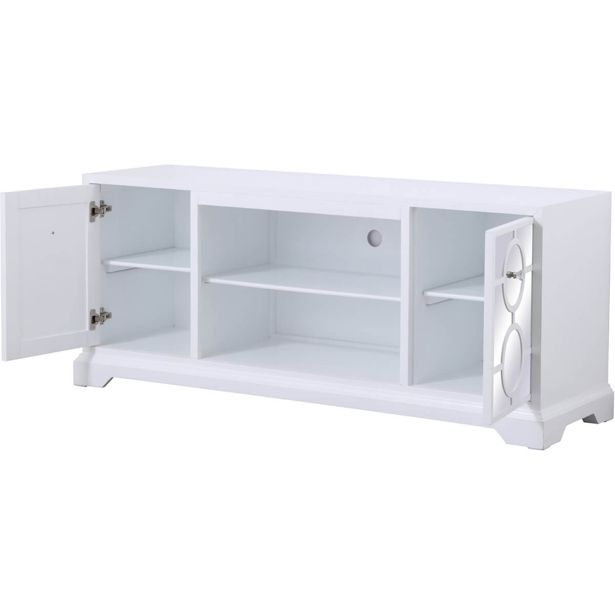 Modern 60" Mirrored TV Stand