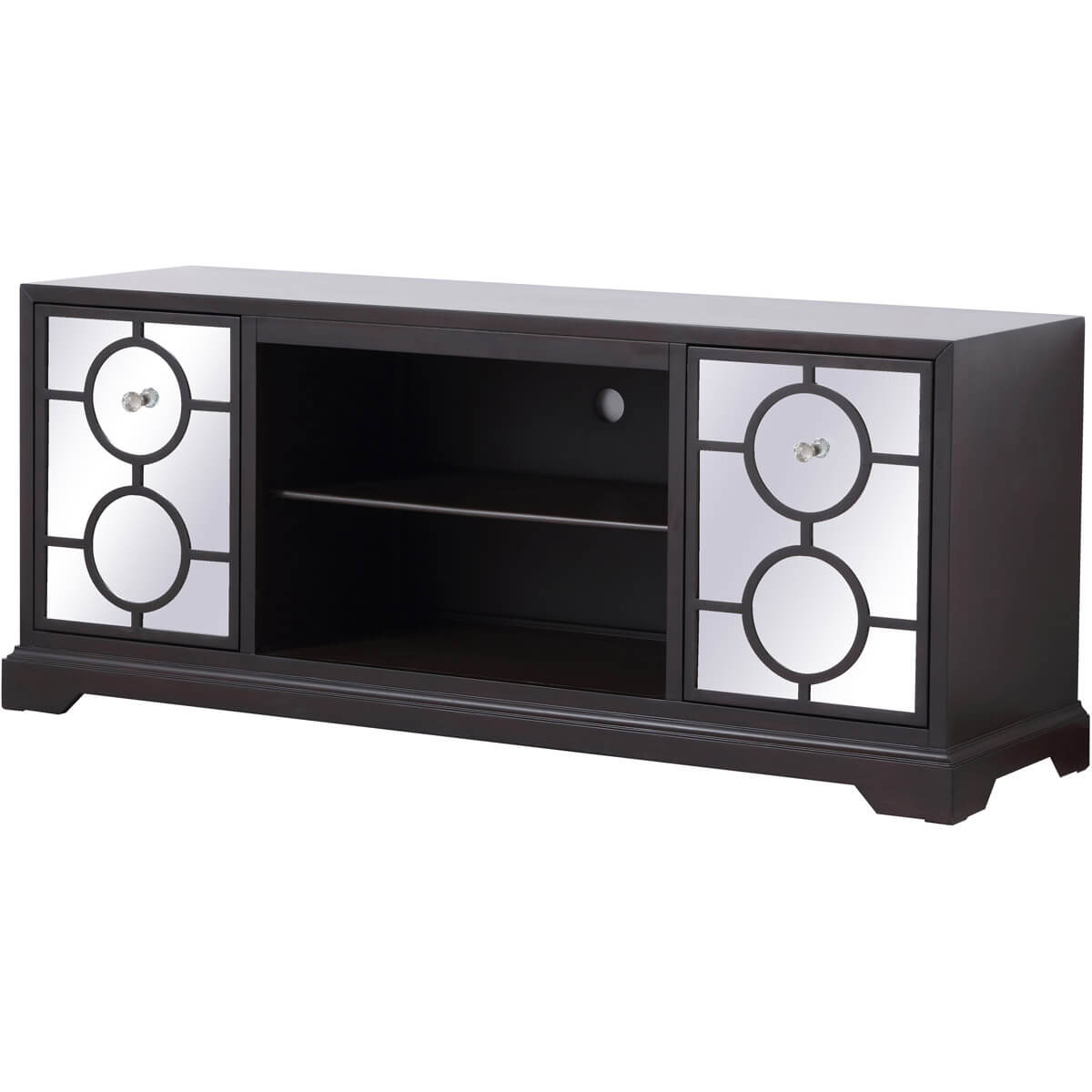Modern 60" Mirrored TV Stand