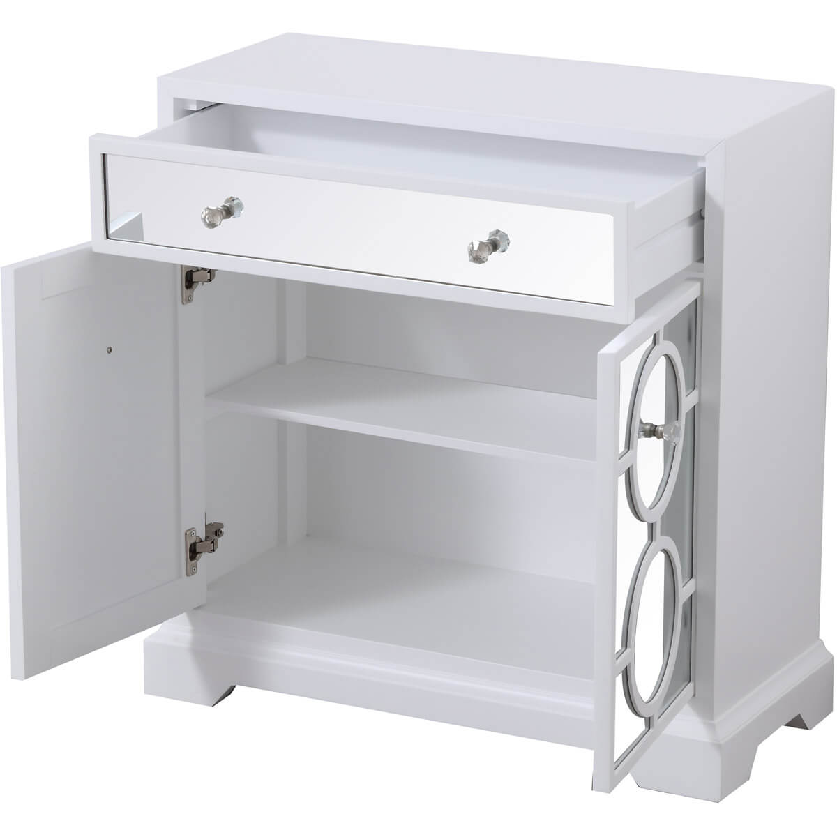 Modern 32" Mirrored Cabinet