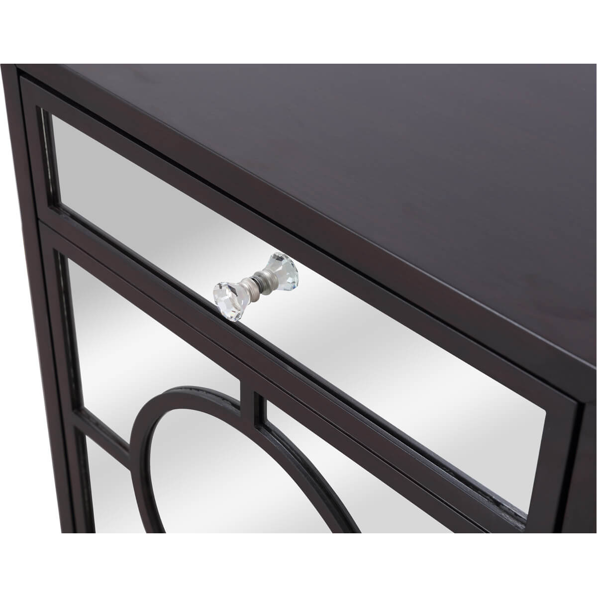 Modern 24" Mirrored Cabinet