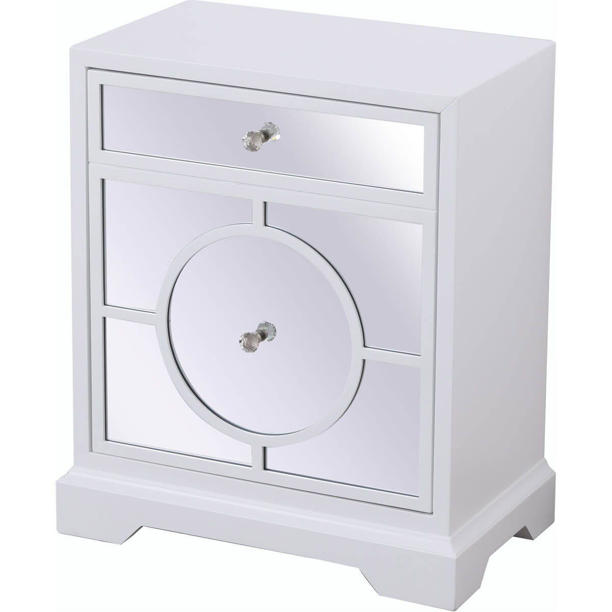 Modern 24" Mirrored Cabinet
