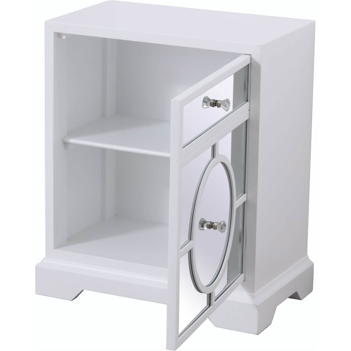 Modern 24" Mirrored Cabinet