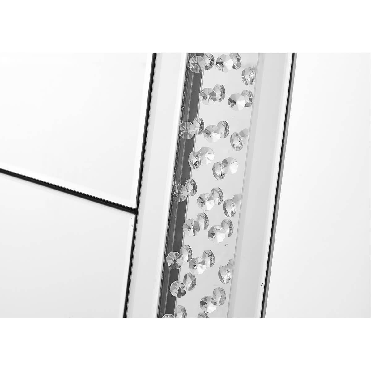 Modern 29" Crystal 5 Drawers Chest
