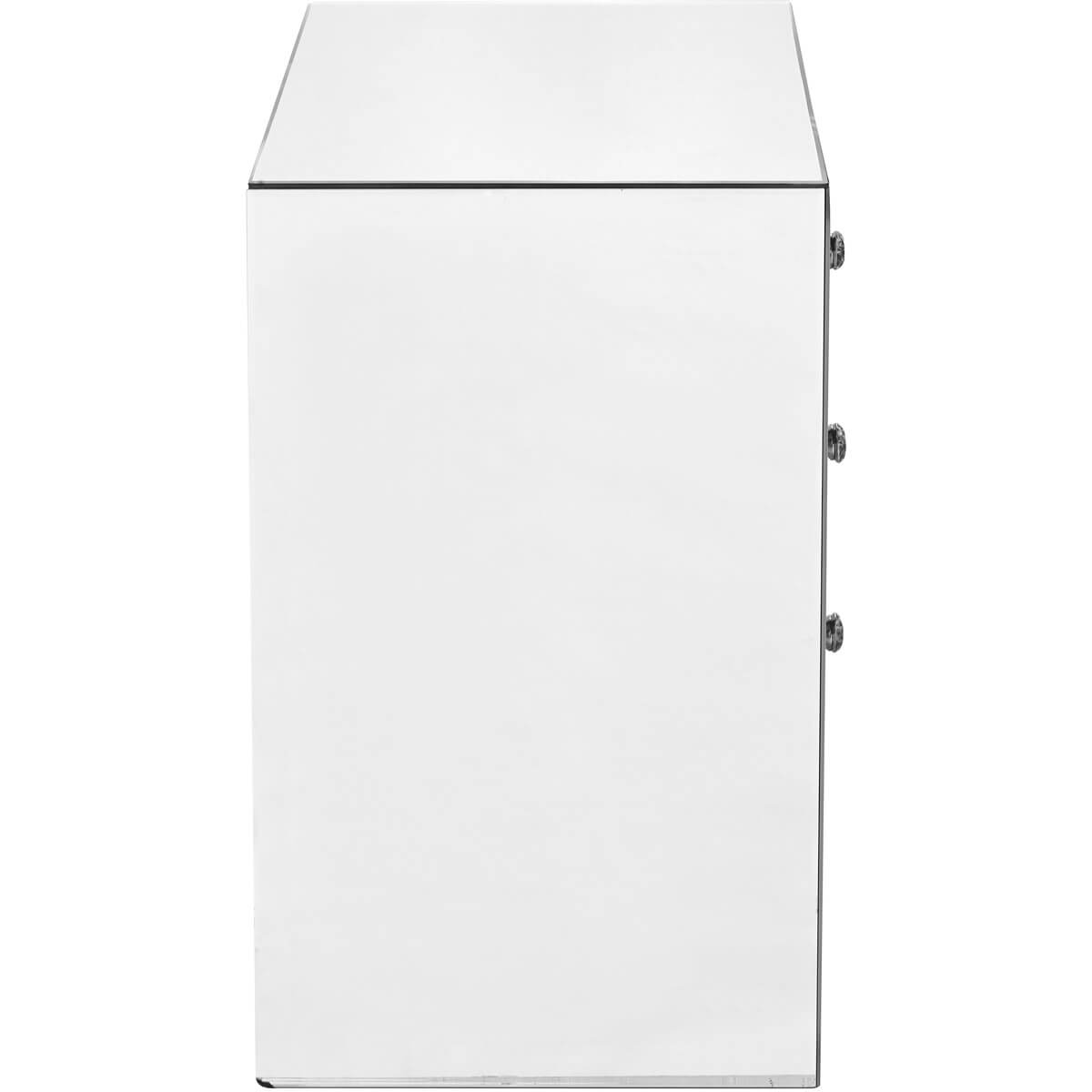 Modern 22" Crystal 3 Drawers End Table