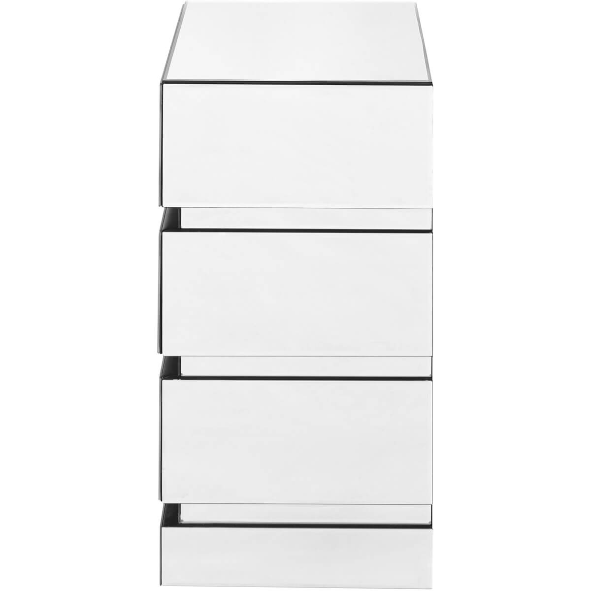 Modern Crystal 3 Drawers End Table, Composition 1
