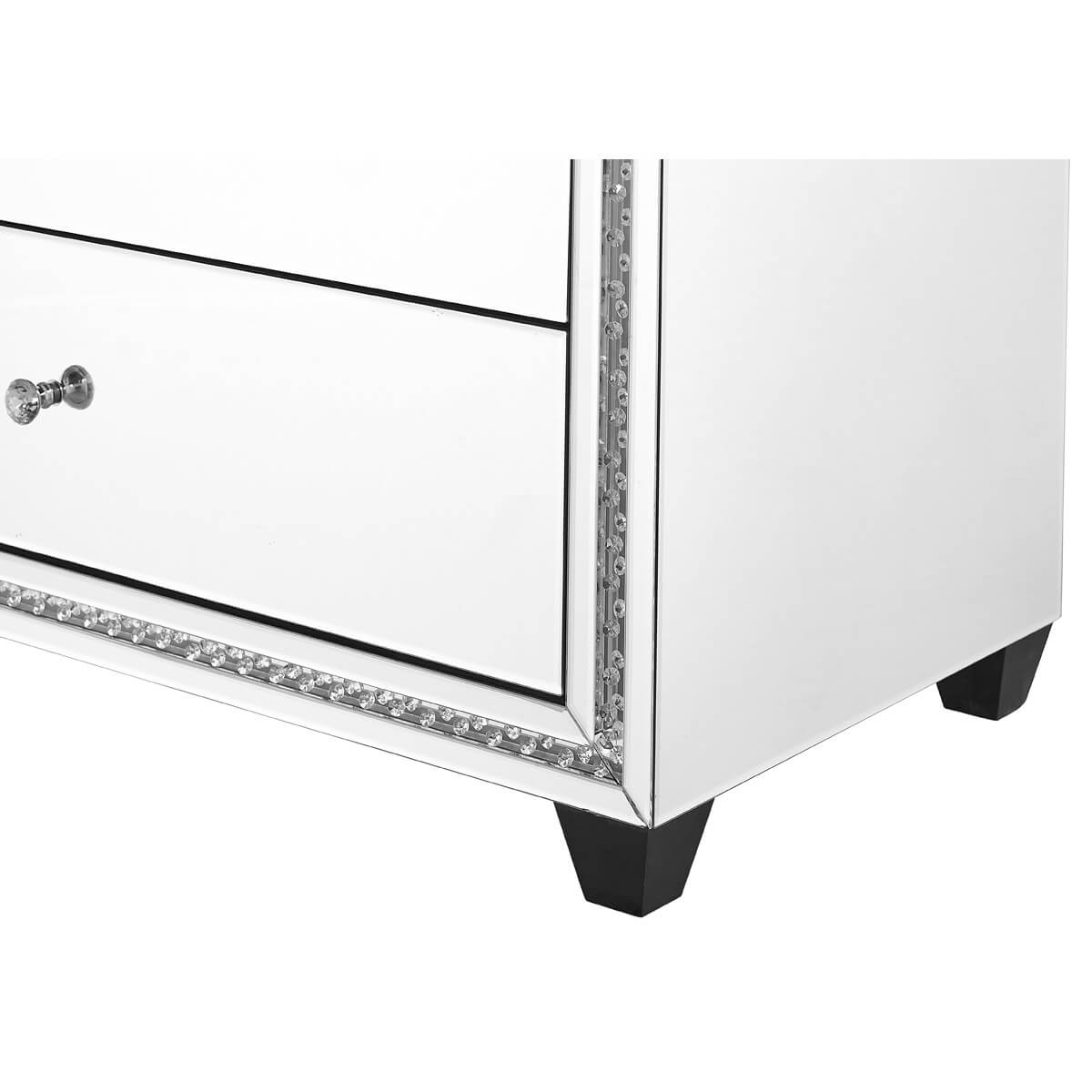 Modern Crystal 6 Drawers Cabinet