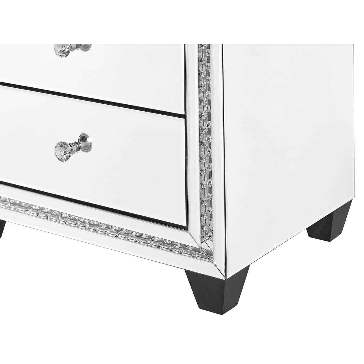 Modern Crystal 3 Drawers End Table, Composition 2