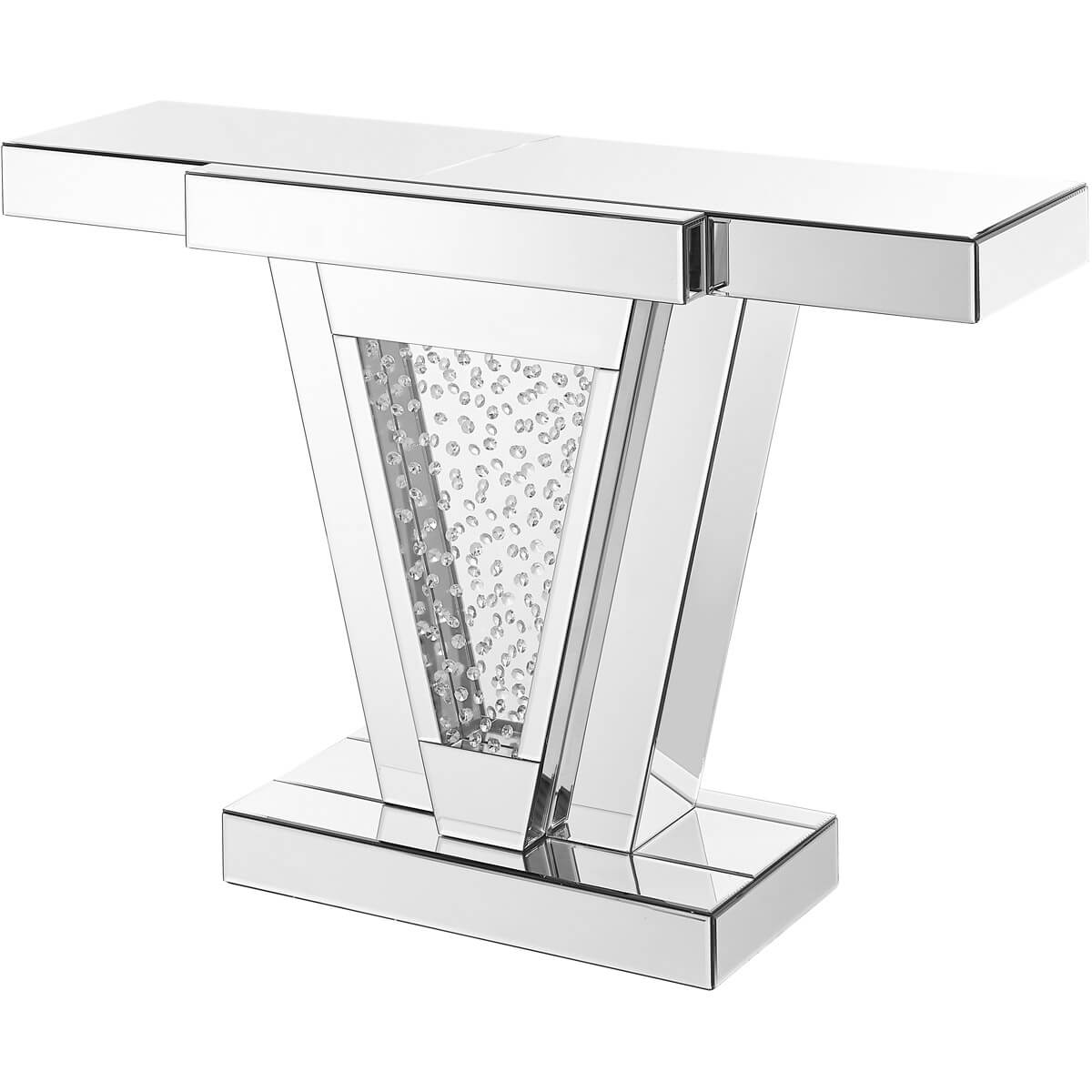 Modern Rectangle Crystal Console Table, Composition 2