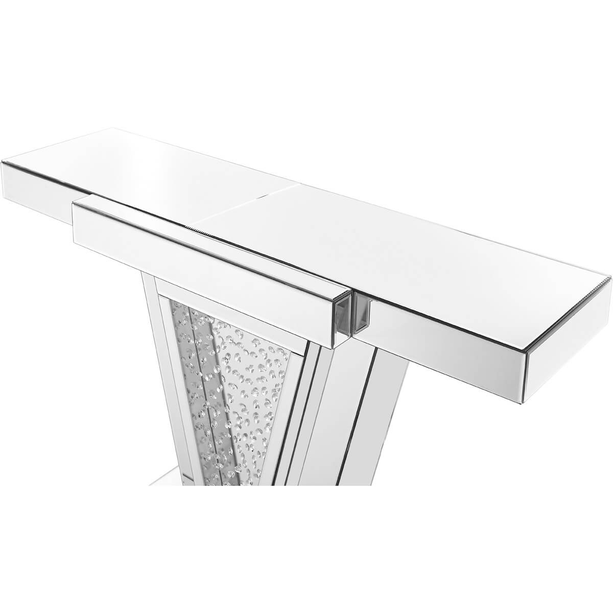 Modern Rectangle Crystal Console Table, Composition 2