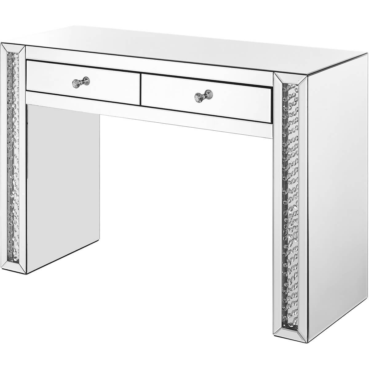 Modern 47" Rectangle Crystal Vanity Table