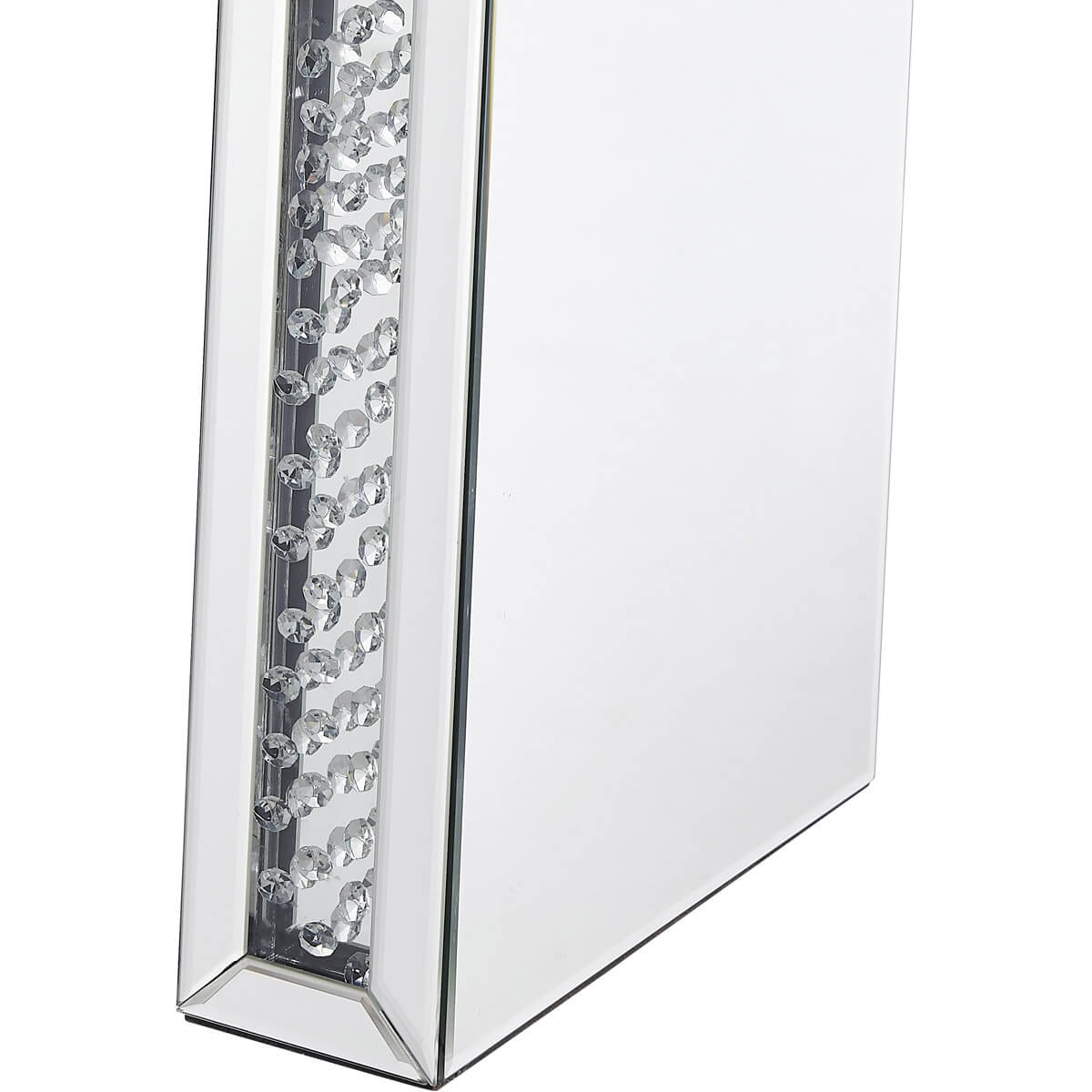 Modern 47" Rectangle Crystal Vanity Table