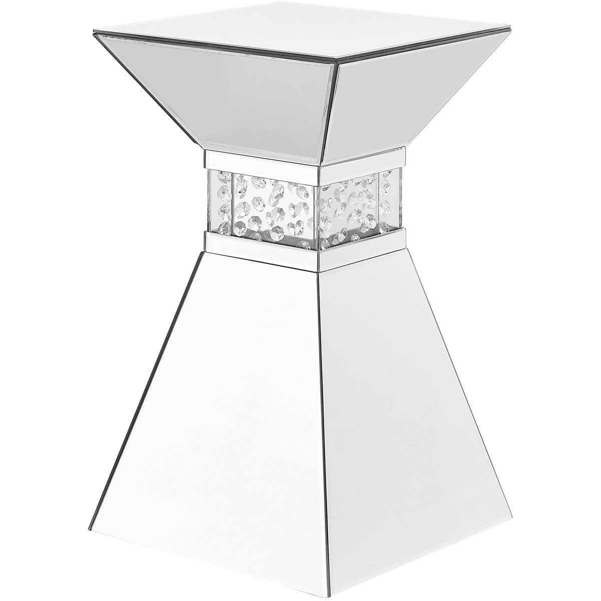 Modern 12" Crystal End Table, Composition 2