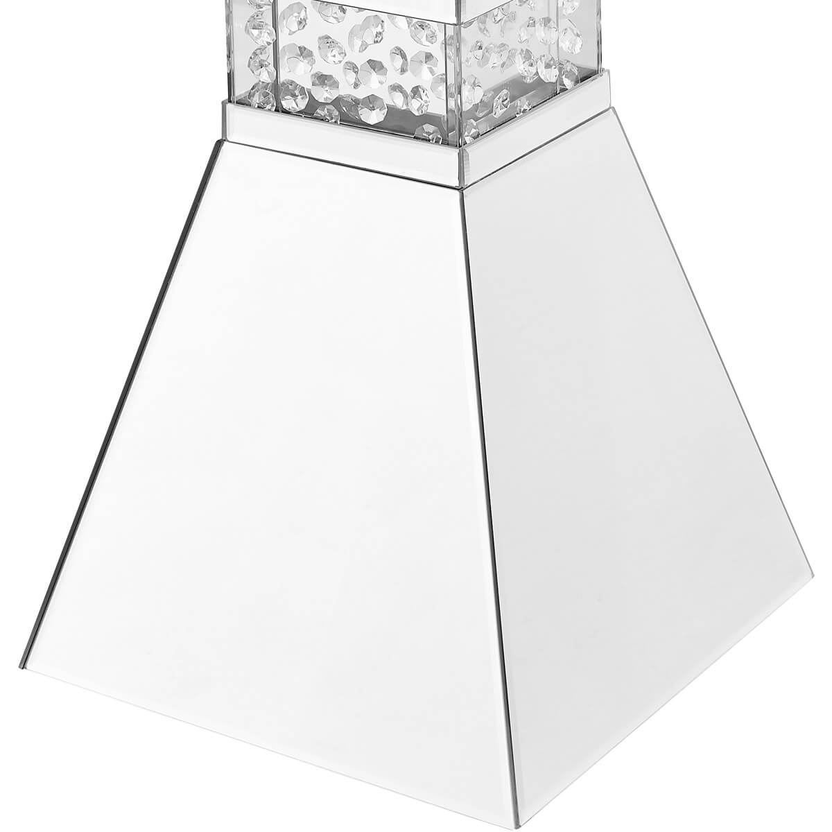 Modern 12" Crystal End Table, Composition 2