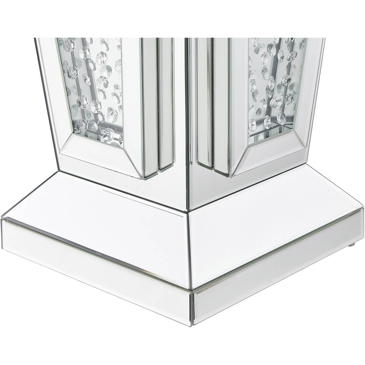 Modern 15" Crystal End Table