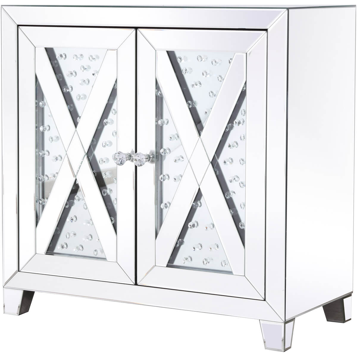 Modern 28" 2 Door Cabinet