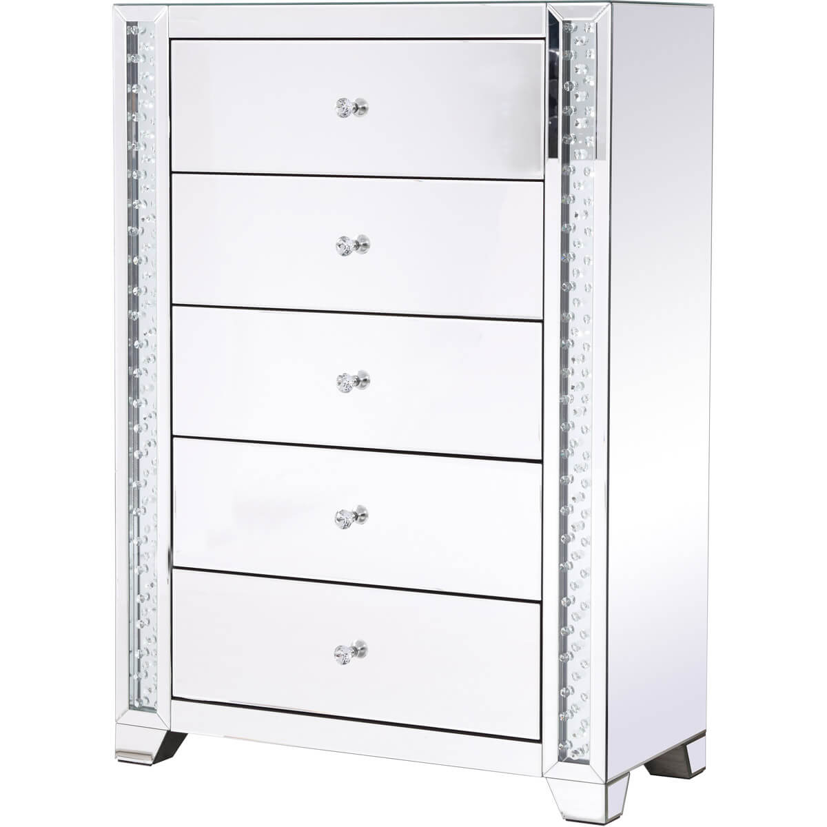 Modern 34" 5 Drawer Cabinet
