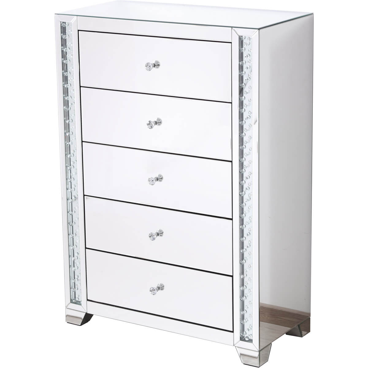 Modern 34" 5 Drawer Cabinet