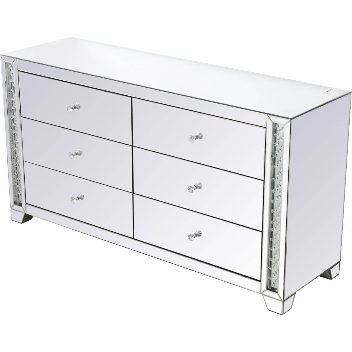 Modern 60" 6 Drawer Cabinet