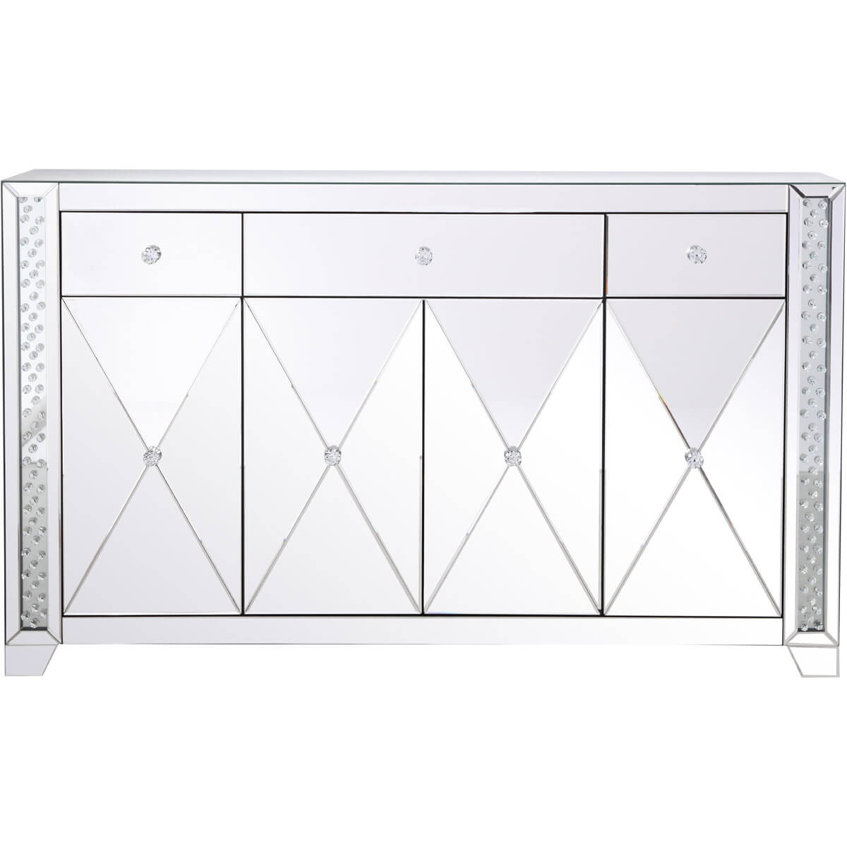 Elegant Lighting Mirrored Credenza - Thumbnail 2
