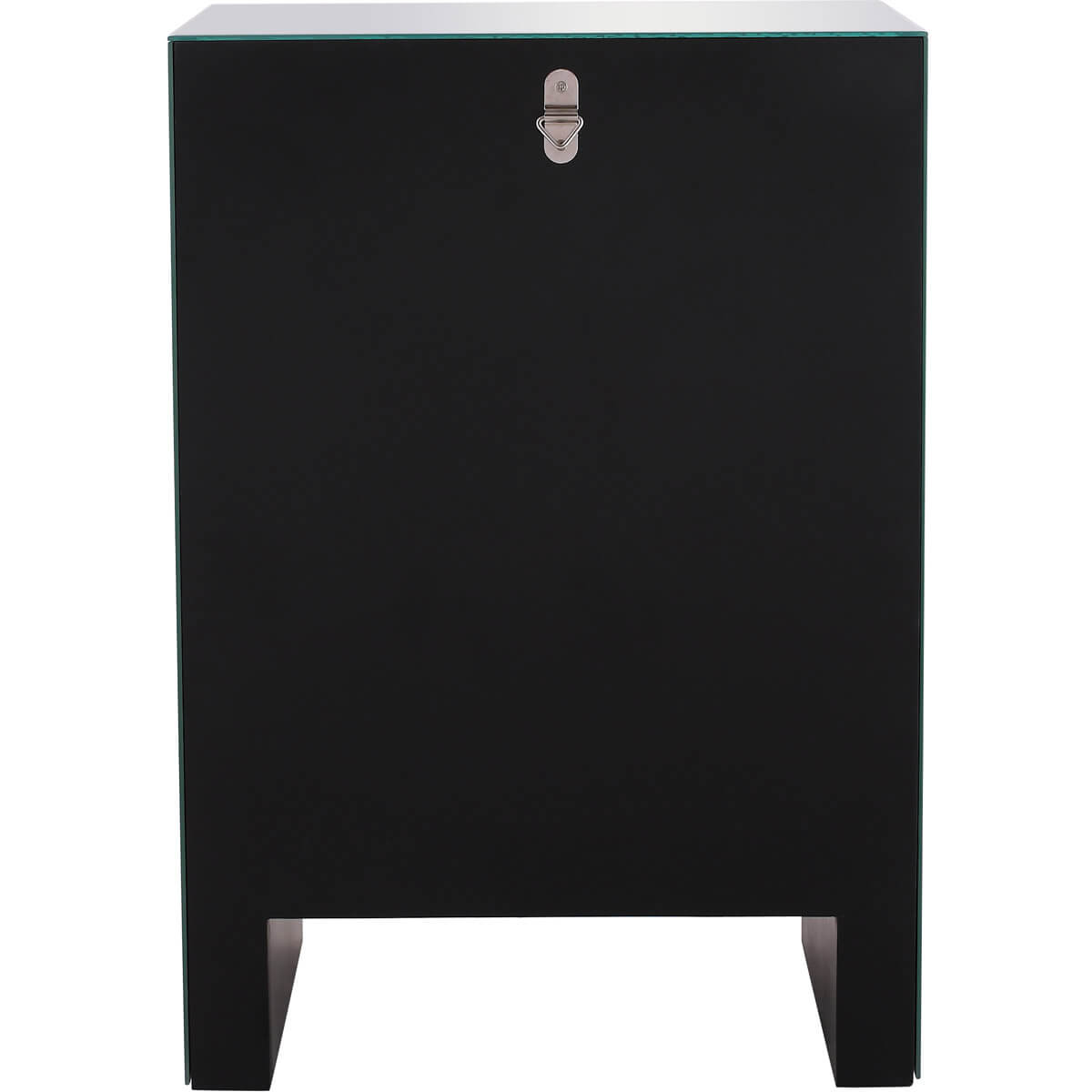 Modern 17.5" Crystal Bedside Table